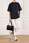 Balenciaga  - логотип бренда. 100% хлопок. Страна производитель: Италия. Уход: специализированная чистка - фото 7