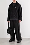 Balenciaga  - логотип бренду. капюшон. 74% вовна, 17% рамі, 9% мохер. блискавка. дві бічні кишені. Країна виробник: Італія. Догляд: спеціалізоване чищення - фото 7
