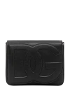 Dolce & Gabbana  - об'ємний логотип. 100% оленяча шкіра. Розміри: 16?20?5,5 см. Довжина ременя: регульований текстильний плечовий ремінь з обробкою з оленячої шкіри. кишеня на блискавці. клапан із застібкою на подвійний потайний магніт. Країна виробник: Італія. Догляд: спеціалізоване чищення - фото 5