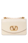 Valentino  - 100% натуральная кожа. Длина ремня: мин. 27 см - макс. 52 см. карман на молнии и накладной карман. магнитная застежка с отделкой под старинную латунь VLogo. Страна производитель: Италия. Уход: специализированная чистка - фото 5