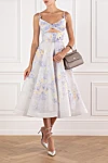  Zimmermann - lilac floral print. 55% linen, 45% silk. Color: purple. Fastener: zipper. Country of manufacture: Italy. Care: specialized cleaning - photo 8