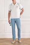 Scissor Scriptor  - 95% cotton, 5% polyurethane. button, zipper. two side, two back, one pocket for small items. Country of manufacture: Italy. Care: specialized cleaning - photo 7