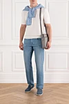Scissor Scriptor  - 98% cotton, 2% elastomer. button, zipper. two side, two back, one pocket for small items. Country of manufacture: Italy. Care: specialized cleaning - photo 7
