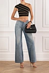 Balmain  - 78% тріацетат, 22% поліестер. Країна виробник: Італія. Догляд: спеціалізоване чищення - фото 7