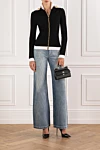 Balmain  - contrasting shoulder straps with decorative 