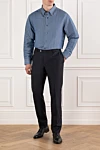 Brioni  - 92% хлопок, 8% конопля. пуговицы. Страна производитель: Италия. Уход: специализированная чистка - фото 7