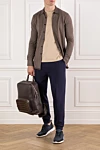Brioni  - 65% кашемир, 35% хлопок. пуговицы. Страна производитель: Италия. Уход: специализированная чистка - фото 7