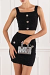 Dior  - брелок з логотипом та об'ємна стежка. 100% натуральна шкіра. Розміри: 16 x 9 x 5 см. Довжина ременя: 92-108 см. Країна виробник: Італія. Догляд: спеціалізоване чищення - фото 9