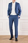Brioni  - 70% шерсть, 30% шовк. гудзики. дві бічні кишені, одна нагрудна кишеня. Країна виробник: Італія. Догляд: спеціалізоване чищення - фото 7