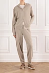  Loro Piana - фактурний малюнок. капюшон. 100% кашемір. блискавка. Країна виробник: Італія. Догляд: спеціалізоване чищення - фото 8