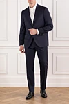 Sartoria Latorre  - 100% шерсть . гудзики. дві бічні кишені, одна нагрудна кишеня. Країна виробник: Італія. Догляд: спеціалізоване чищення - фото 7