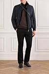 Cesare di Napoli  - 90% wool, 10% cashmere. button, zipper, drawstring. two side pockets, one back pocket with a button. Country of manufacture: Italy. Care: specialized cleaning - photo 7