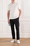PT01 (Pantaloni Torino)  - 55% cotton, 39% polyamide, 6% elastane. button, zipper. two side pockets, two back pockets. Country of manufacture: Italy. Care: specialized cleaning - photo 7