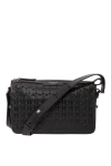  Serapian - woven nappa sheepskin and Italian calfskin. Dimensions: 25x16x9 cm. flat pocket. Strap length: adjustable leather shoulder strap. zip. Country of manufacture: Italy. Care: specialized cleaning - photo 6