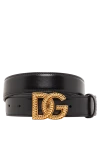  Dolce & Gabbana - логотип DG з витими вставками. 100% натуральна шкіра. пряжка. Ширина ременя: 3см. Країна виробник: Італія. Догляд: спеціалізоване чищення - фото 4