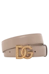  Dolce & Gabbana - логотипа DG с витыми вставками. 100% натуральная кожа. пряжка. Ширина ремня: 3см. Страна производитель: Италия. Уход: специализированная чистка - фото 4