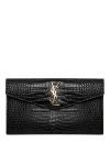 Saint Laurent  - Decoration: brand logo. Material: 100% genuine leather. Size: 27 x 16 x 2 cm. magnetic clasp. Country of manufacture: Italy. Care: specialized cleaning - photo 7