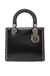  Dior - Decoration: rivets. Material: 100% genuine leather. Size: 27 x 16 x 2 cm. Country of manufacture: Italy. Care: specialized cleaning - photo 6