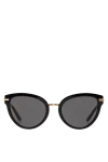  Dolce & Gabbana - Decoration: gold-tone accents. Material: acetate, metal. black. Country of manufacture: Italy. Care: specialized cleaning - photo 6