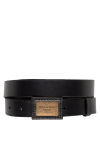  Dolce & Gabbana - Metal buckle with brand logo. 100% leather. Size: Width 4cm. Stud. Country of manufacture: Italy. Care: specialized cleaning - photo 4