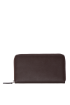  Cesare di Napoli - Textured leather. 100% saffiano leather. Closure: Zipper. Two compartmentss. Country of manufacture: Italy. Care: specialized cleaning - photo 6