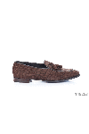  Pellettieri di Parma - contrast sole, textured leather, tassels. heel height 2 cm. 100% alligator skin. Country of manufacture: Italy. Care: specialized cleaning - photo 6