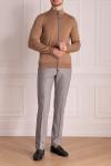 Svevo  - Contrast zipper. High collar. 80% cashmere, 20% silk. Zipper. Country of manufacture: Italy. Care: specialized cleaning - photo 7
