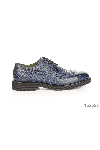  Tardini - Woven, textured leather. 100% alligator leather. Lace. Interior finish: Leather. Insole: Leather. Heel height: 2 cm. Other materials. Country of manufacture: Italy. Care: specialized cleaning - photo 6