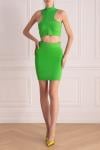 Herve Leger  - 77% rayon, 22% nylon, 1% spandex. Closure: zipper. Country of manufacture: Italy. Care: specialized cleaning - photo 9