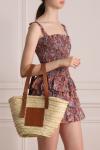 Loewe  - плетение, нашивка с логотипом. солома. Страна производитель: Испания. Уход: специализированная чистка - фото 3