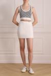 Miu Miu  - sleeveless, logo print. viscose, polyamide, elastane. Country of manufacture: Italy. Care: specialized cleaning - photo 7