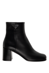 Prada  - logo. 100% genuine leather. Heel height: 7 centimeters. zipper. Country of manufacture: Italy. Care: specialized cleaning - photo 7