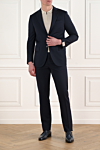 Corneliani  - 100% шерсть. гудзики. дві бічні кишені, одна нагрудна. Країна виробник: Італія. Догляд: спеціалізоване чищення - фото 7