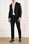 Corneliani  - 100% шерсть. гудзики. дві бічні кишені, одна нагрудна. Країна виробник: Італія. Догляд: спеціалізоване чищення - фото 7