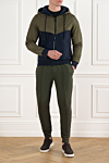  Corneliani - hood. 97% cotton, 3% elastane. Closure: zipper. two side pockets. Country of manufacture: Italy. Care: specialized cleaning - photo 8