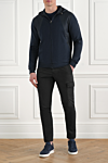 Corneliani  - hood. 55% polyamide, 45% cotton. Zipper closure. Camans: two side pockets. Country of manufacture: Italy. Care: specialized cleaning - photo 7