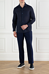  Brunello Cucinelli - tucks. 49% linen, 32% wool, 19% silk. button, zipper. Pockets, two side pockets, two back pockets. Country of manufacture: Italy. Care: specialized cleaning - photo 6