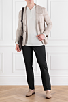  Corneliani - 100% wool. Fastener: zipper. Country of manufacture: Italy. Care: specialized cleaning - photo 6