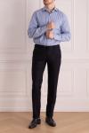 Canali  - stripe pattern. 75% linen, 25% cotton. Closure: buttons. Country of manufacture: Italy. Care: specialized cleaning - photo 7