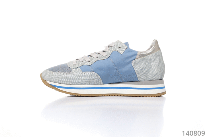 【関税&送料込】Philippe Model Sneakers Blue Prsx Sneakers: Woman's Blue Shoes | Philippe Model