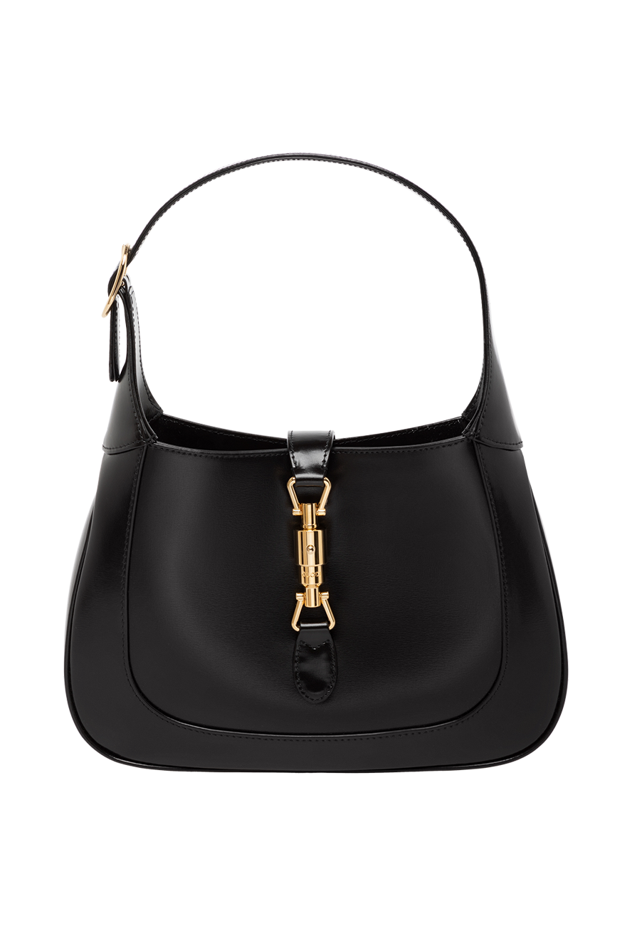 Gucci жіноча чорна сумка на плече jackie 1961 179260 — Жіночі