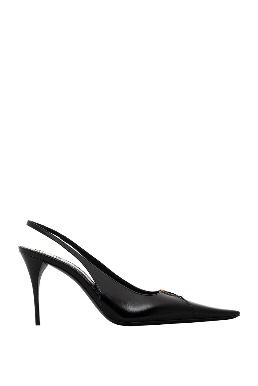 Saint Laurent Туфлі-човники Babylone Breteuil із гладкої шкіри чорні