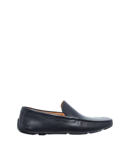 Magnanni мокасини шкіряні чорні мінімалістичні водійські чоловічі 133554 - фото 1