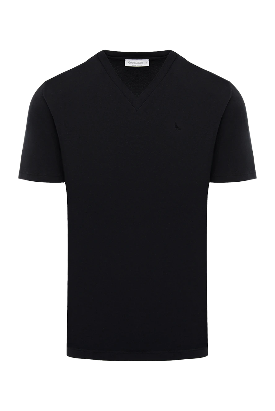 Gran Sasso black cotton t-shirt for men 135874 - photo 1