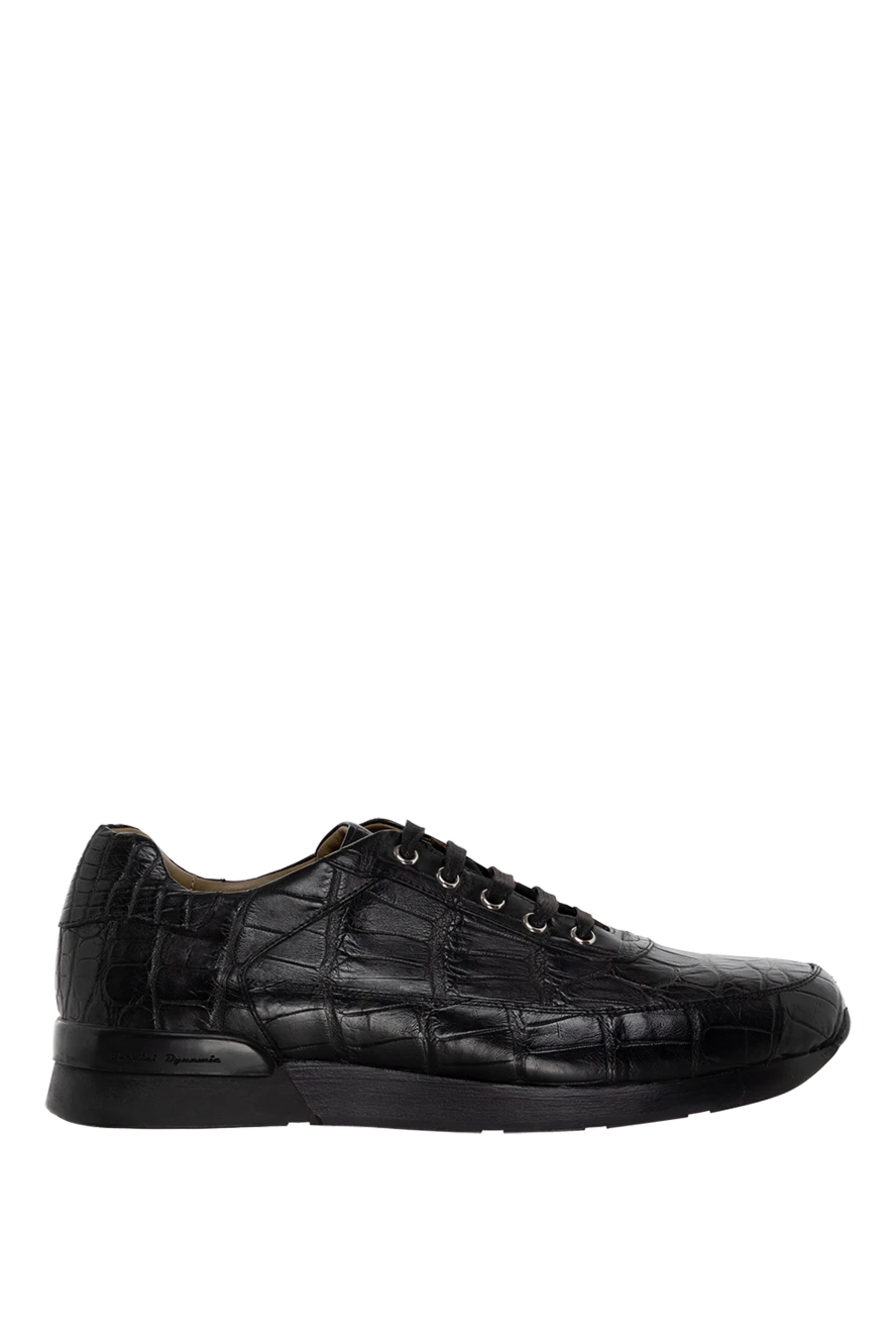 Tardini black alligator leather snickers for men 142986 - photo 1
