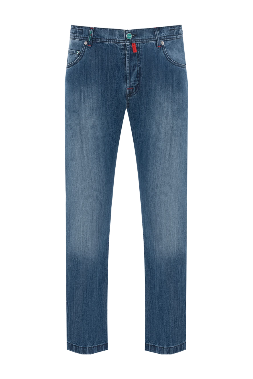 Kiton шорты из хлопка синие мужские 144520 - фото 1