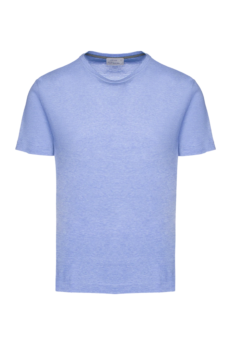 Orian blue cotton t-shirt for men 144755 - photo 1
