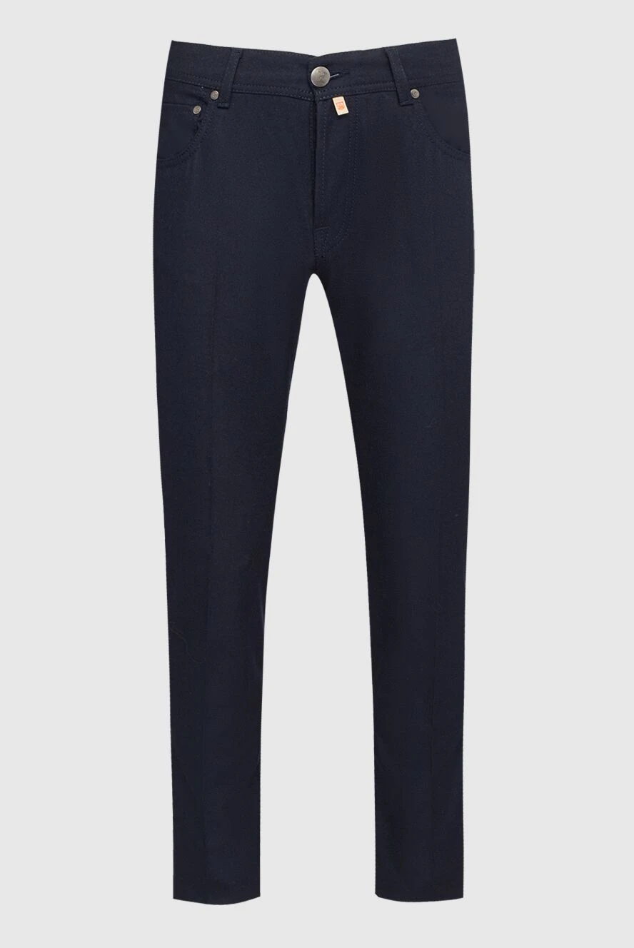 Corneliani мужские черные брюки из шерсти 146670 - фото 1