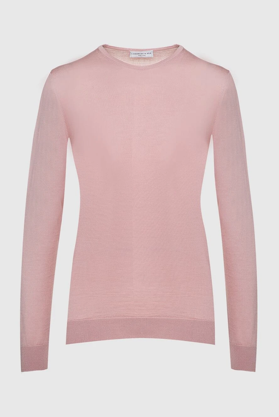 Cashmere & Silk Milano pink wool sweater for women 147173 - photo 1