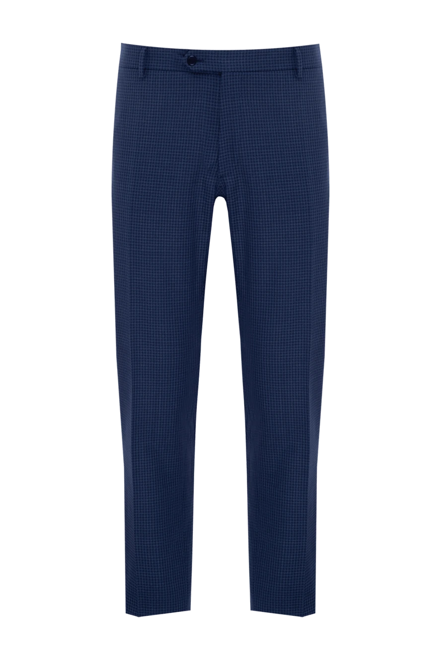Lubiam men's blue wool pants 147479 - photo 1